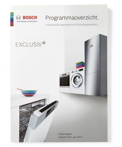 Bosch programmaoverzicht front