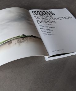 Marker Wadden Nature Construction Design cover with flap close up